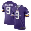 Mens Nike Jj Mccarthy Purple Minnesota Vikings Legend Player Performance Top