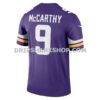 Mens Nike Jj Mccarthy Purple Minnesota Vikings Legend Player Performance Top
