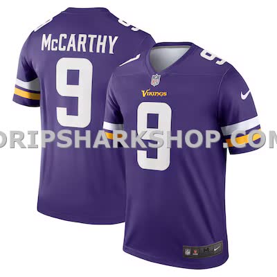 Mens Nike Jj Mccarthy Purple Minnesota Vikings Legend Player Performance Top
