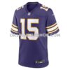 Mens Nike Dallas Turner Purple Minnesota Vikings Alternate Game Jersey