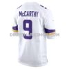 NFL21addfG06-a5e3ce Mens Nike Jj Mccarthy White Minnesota Vikings Game Jersey