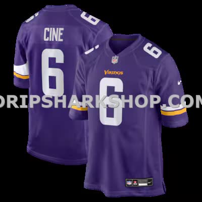 Mens Nike Lewis Cine Purple Minnesota Vikings Game Player Jersey