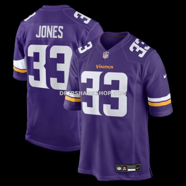 Mens Nike Aaron Jones Purple Minnesota Vikings Game Player Jersey