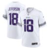 NFL21bae0G04-0dd75a Mens Nike Justin Jefferson White Minnesota Vikings Alternate Game Player Jersey