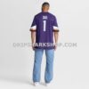 Mens Nike Number 1 Dad Purple Minnesota Vikings Game Jersey