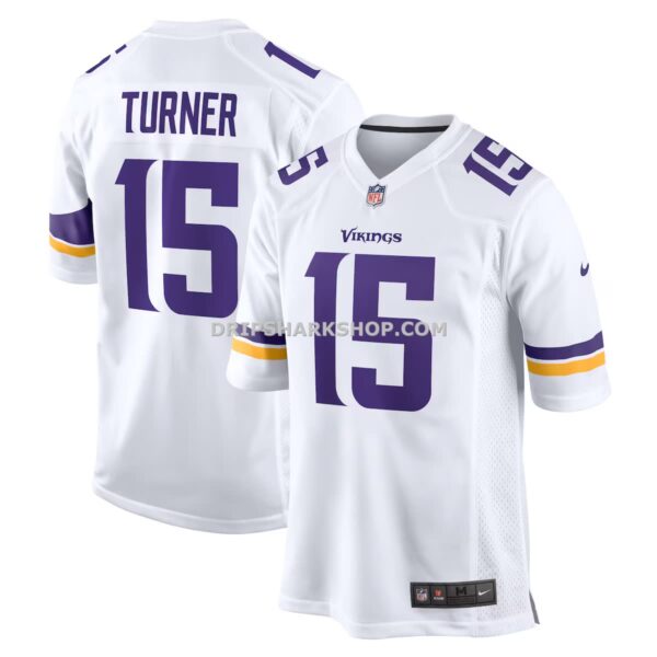 NFL21c1feG04-4d3c1e Mens Nike Dallas Turner White Minnesota Vikings Game Jersey