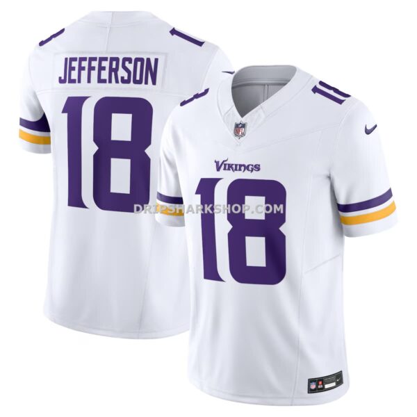 Mens Nike Justin Jefferson White Minnesota Vikings Vapor Fuse Limited Jersey