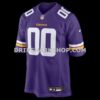 Mens Nike Purple Minnesota Vikings Custom Game Jersey