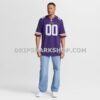 Mens Nike Purple Minnesota Vikings Custom Game Jersey