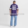 Mens Nike Purple Minnesota Vikings Custom Game Jersey