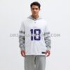 Mens Nike Justin Jefferson White Minnesota Vikings Alternate Vapor Fuse Limited Jersey