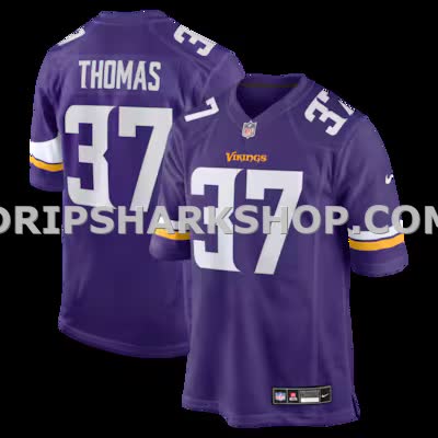 Mens Nike Tavierre Thomas Purple Minnesota Vikings Team Game Jersey