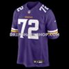 Mens Nike Ryan Van Demark Purple Minnesota Vikings Team Game Jersey