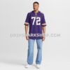 Mens Nike Ryan Van Demark Purple Minnesota Vikings Team Game Jersey