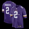 Mens Nike Isaiah Rodgers Purple Minnesota Vikings Team Game Jersey