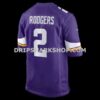 Mens Nike Isaiah Rodgers Purple Minnesota Vikings Team Game Jersey