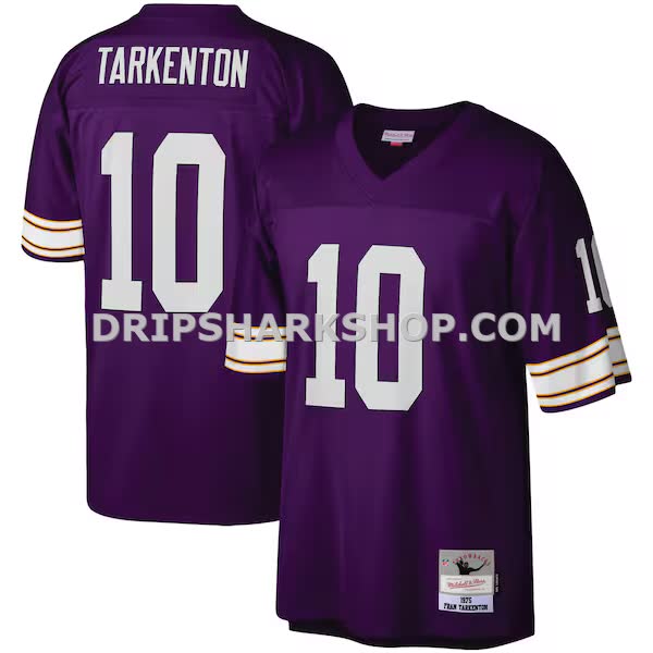 Mens Mitchell And Ness Fran Tarkenton Purple Minnesota Vikings Legacy Replica Jersey Pi3604000