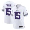 NFL21eddcG04-acf441 Mens Nike Dallas Turner White Minnesota Vikings Alternate Game Jersey