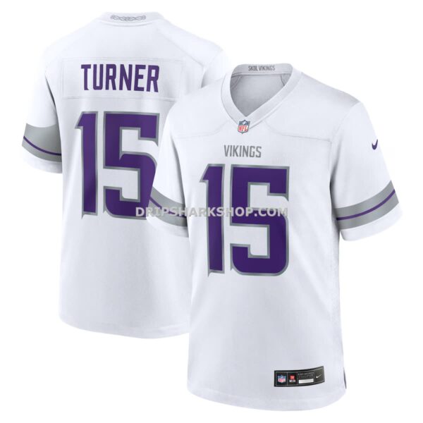 NFL21eddcG04-acf441 Mens Nike Dallas Turner White Minnesota Vikings Alternate Game Jersey