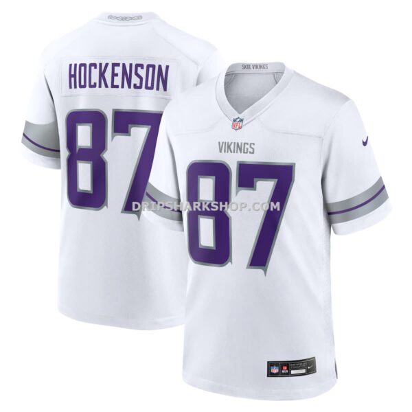 Mens Nike Tj Hockenson White Minnesota Vikings Alternate Game Player Jersey