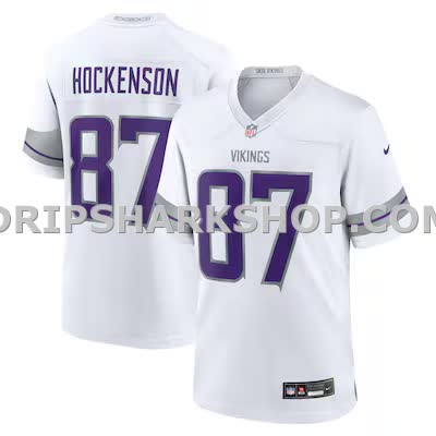 Mens Nike Tj Hockenson White Minnesota Vikings Alternate Game Player Jersey
