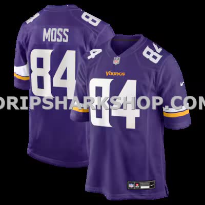 Mens Nike Randy Moss Purple Minnesota Vikings Game Retired Player Jersey