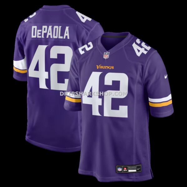 Mens Nike Andrew Depaola Purple Minnesota Vikings Game Jersey