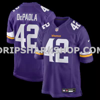 Mens Nike Andrew Depaola Purple Minnesota Vikings Game Jersey