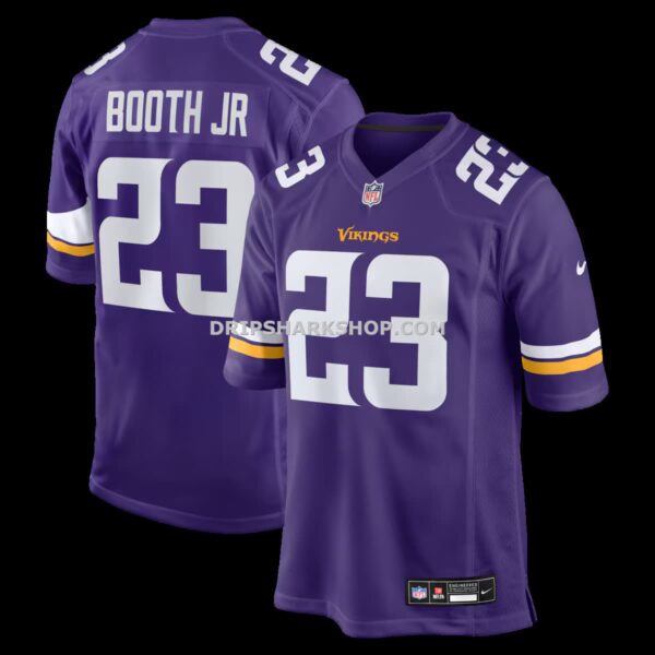 Mens Nike Andrew Booth Jr Purple Minnesota Vikings Player Game Jersey