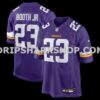 Mens Nike Andrew Booth Jr Purple Minnesota Vikings Player Game Jersey