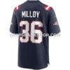 NFL220640G02-efb333 Mens Nike Lawyer Milloy Navy New England Patriots Game Retired Player Jersey Pi3994000