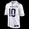 NFL220fc5G05-ae0471 Mens Nike Drake Maye White New England Patriots Super Bowl Lx Patch Tundra Fashion Game Jersey