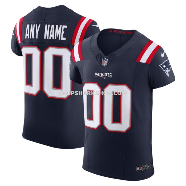 NFL2212c7G04-836e94 Mens Nike Navy New England Patriots Vapor Fuse Elite Custom Jersey