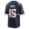 NFL221801G06-6a5396 Mens Nike Marte Mapu Navy New England Patriots Game Jersey