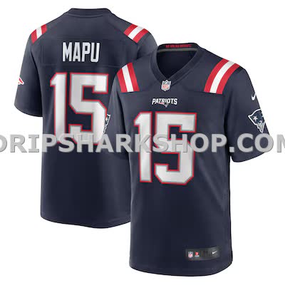Mens Nike Marte Mapu Navy New England Patriots Game Jersey