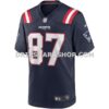 Mens Nike Ben Coates Navy New England Patriots Game Retired Player Jersey Pi3994000