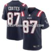 Mens Nike Ben Coates Navy New England Patriots Game Retired Player Jersey Pi3994000