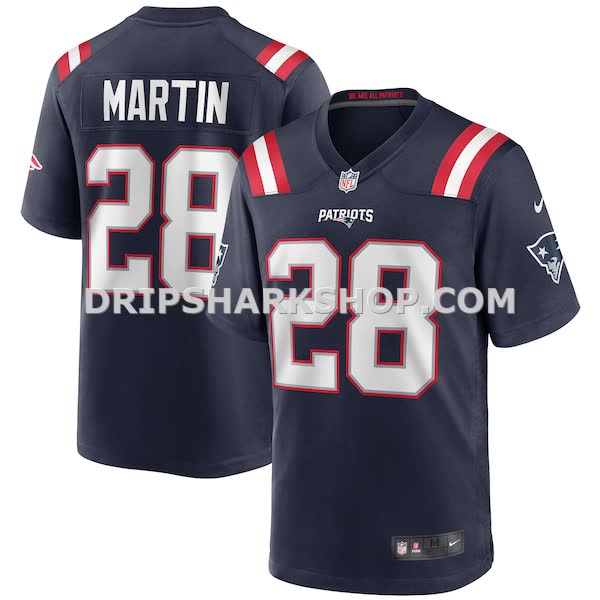 Mens Nike Curtis Martin Navy New England Patriots Game Retired Player Jersey Pi3974000