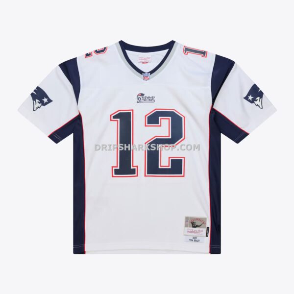Mens Mitchell And Ness Tom Brady White New England Patriots 2000 Legacy Replica Jersey