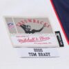 Mens Mitchell And Ness Tom Brady White New England Patriots 2000 Legacy Replica Jersey