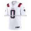 NFL2238e7G05-374199 Mens Nike Christian Gonzalez White New England Patriots Game Jersey