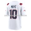 NFL223be3G06-3e51fa Mens Nike Drake Maye White New England Patriots Player Game Jersey