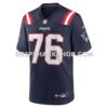 Mens Nike Morgan Moses Navy New England Patriots Team Game Jersey