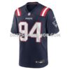 Mens Nike Cory Durden Navy New England Patriots Team Game Jersey
