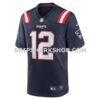 Mens Nike Tom Brady Navy New England Patriots Game Retired Player Jersey Pi4725000