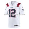 Mens Nike Tom Brady White New England Patriots Retired Game Jersey Pi5342000