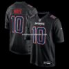 NFL226305G04-f8e909 Mens Nike Drake Maye Carbon Black New England Patriots Game Jersey