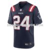 Mens Nike Dell Pettus Navy New England Patriots Game Jersey