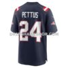 Mens Nike Dell Pettus Navy New England Patriots Game Jersey
