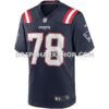 Mens Nike Bruce Armstrong Navy New England Patriots Game Retired Player Jersey Pi3994000